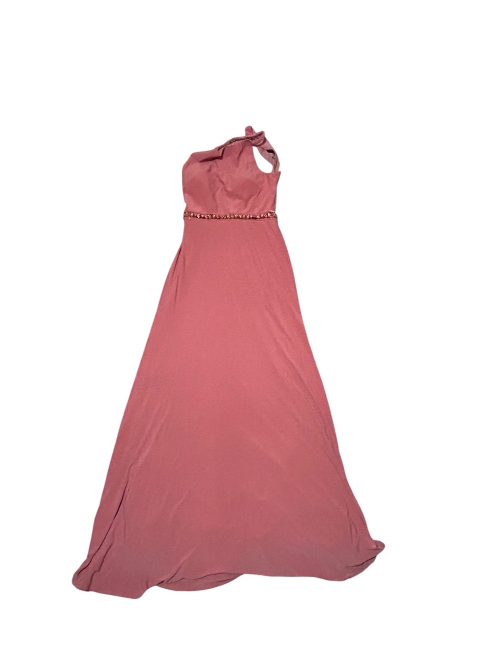 Ieena for Mac Duggal One-Shoulder Embellished Gown - Picture 5 of 6